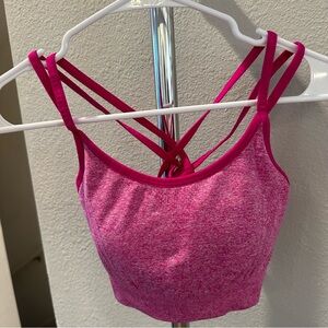 2 for $20 REEBOK Strappy Sports Athletic Active Bra Top Women’s Small in Fuschia